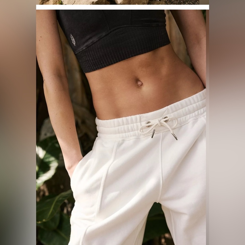 Free people movement Sprint To The Finish Pants. Ivory - Picture 4 of 5
